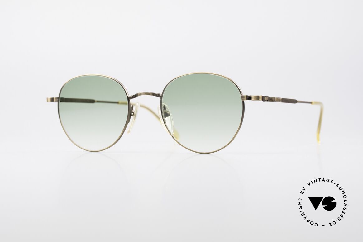 Jean Paul Gaultier 55-1174 Round Designer Sunglasses, round vintage designer sunglasses by J.P. GAULTIER, Made for Men and Women