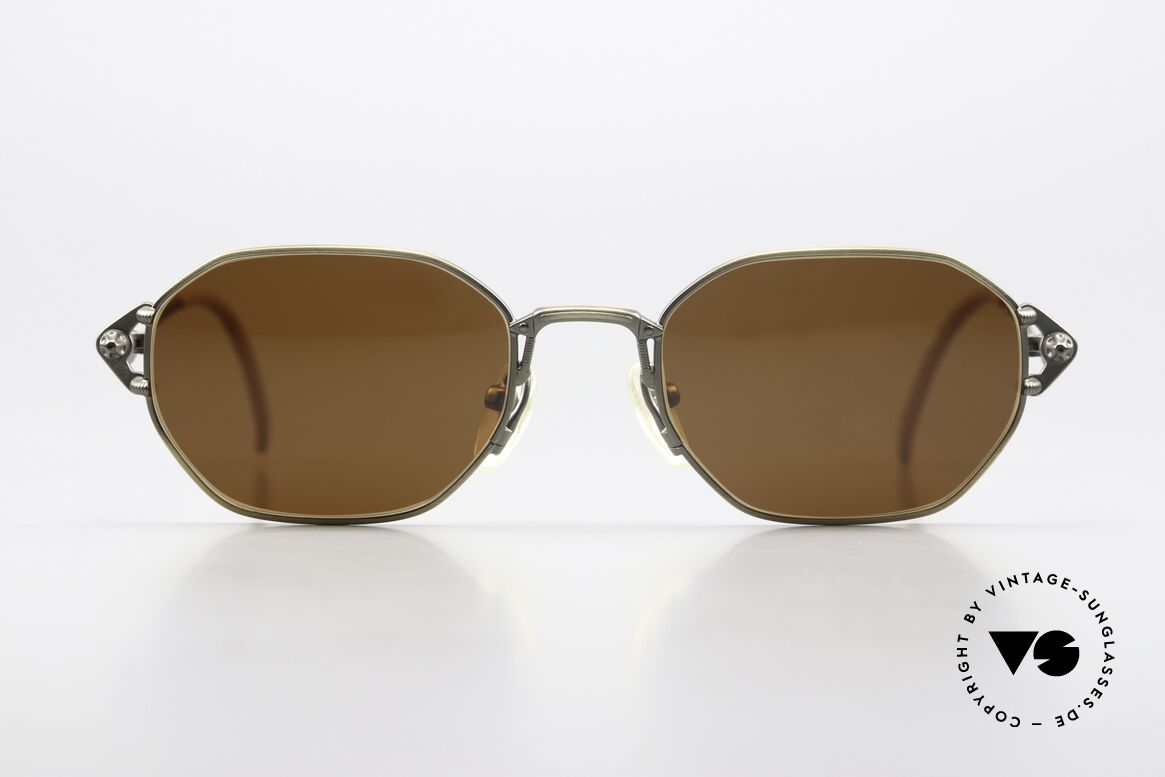 Jean Paul Gaultier 55-6106 90's Frame Antique Gold, precious Jean Paul Gaultier sunglasses from app. 1994, Made for Men and Women