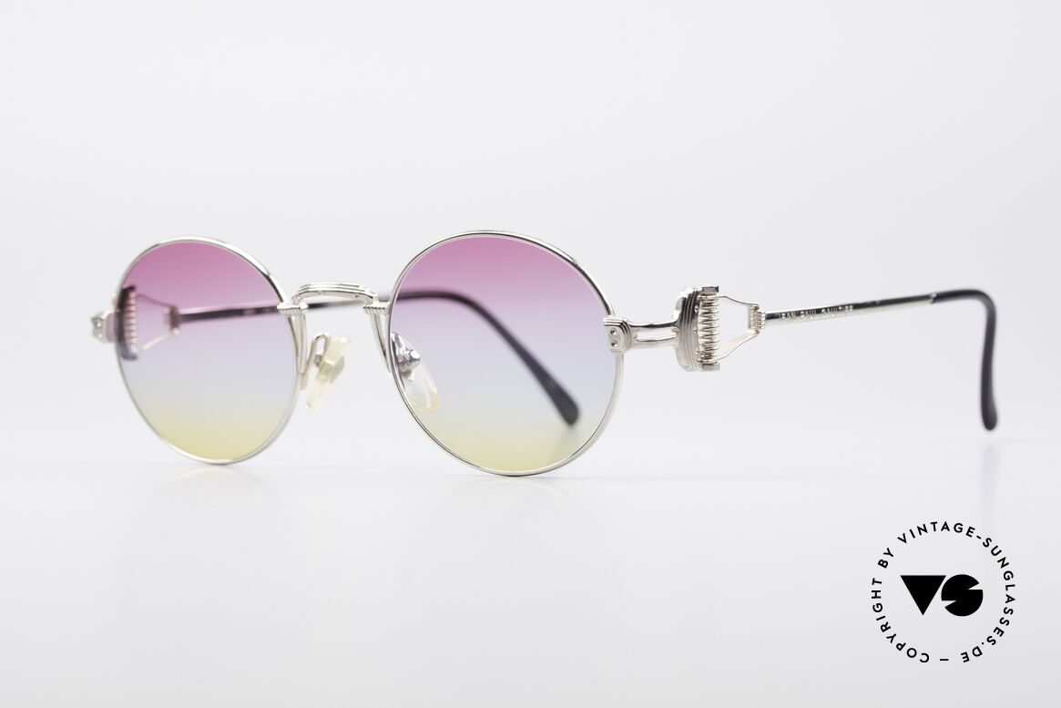 Jean Paul Gaultier 55-5106 Designer Vintage Shades, these days, often called as vintage "steampunk glasses", Made for Men and Women