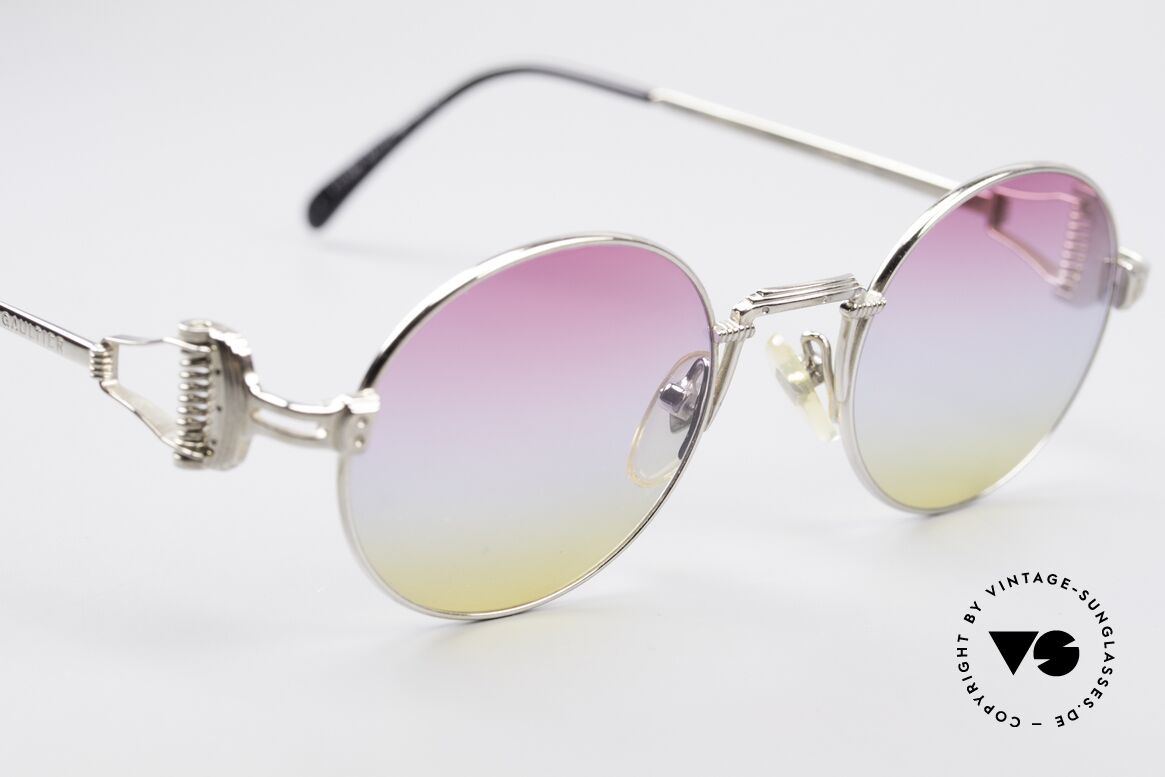 Jean Paul Gaultier 55-5106 Designer Vintage Shades 90's, the triple tint looks like a sunrise (simply heavenly :-), Made for Men and Women