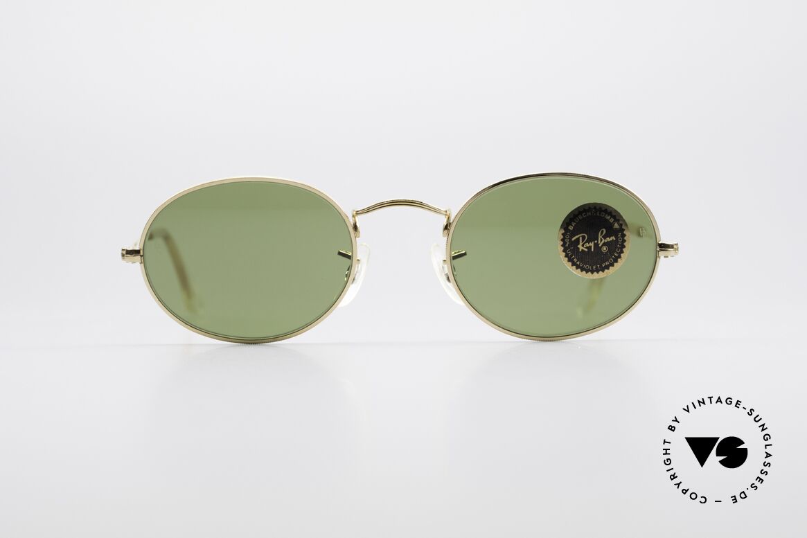 Ray Ban Classic Style I Oval B&L USA Sunglasses, model of the 'Exclusive Collection' by Ray Ban, Made for Men and Women