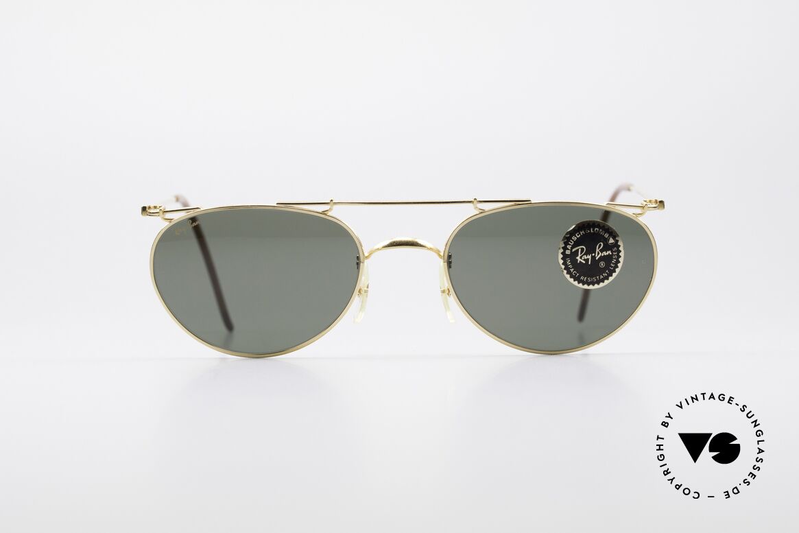 Ray Ban Deco Metals Oval B&L USA 90's Sunglasses, model from the Deco Metals Collection by RAY-BAN, Made for Men and Women