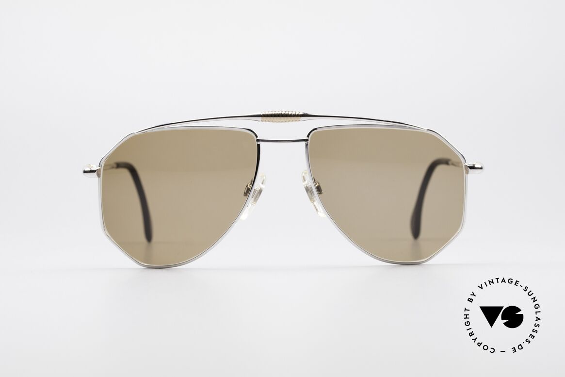 Zollitsch Cadre 120 Large Aviator Sunglasses, vintage Zollitsch designer sunglasses from the late 80's, Made for Men