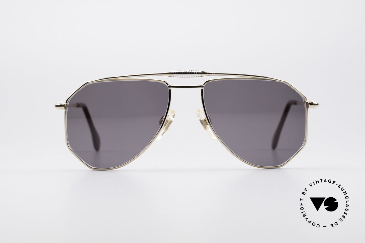 Zollitsch Cadre 120 Medium 80's Aviator Shades, vintage Zollitsch designer sunglasses from the late 80's, Made for Men