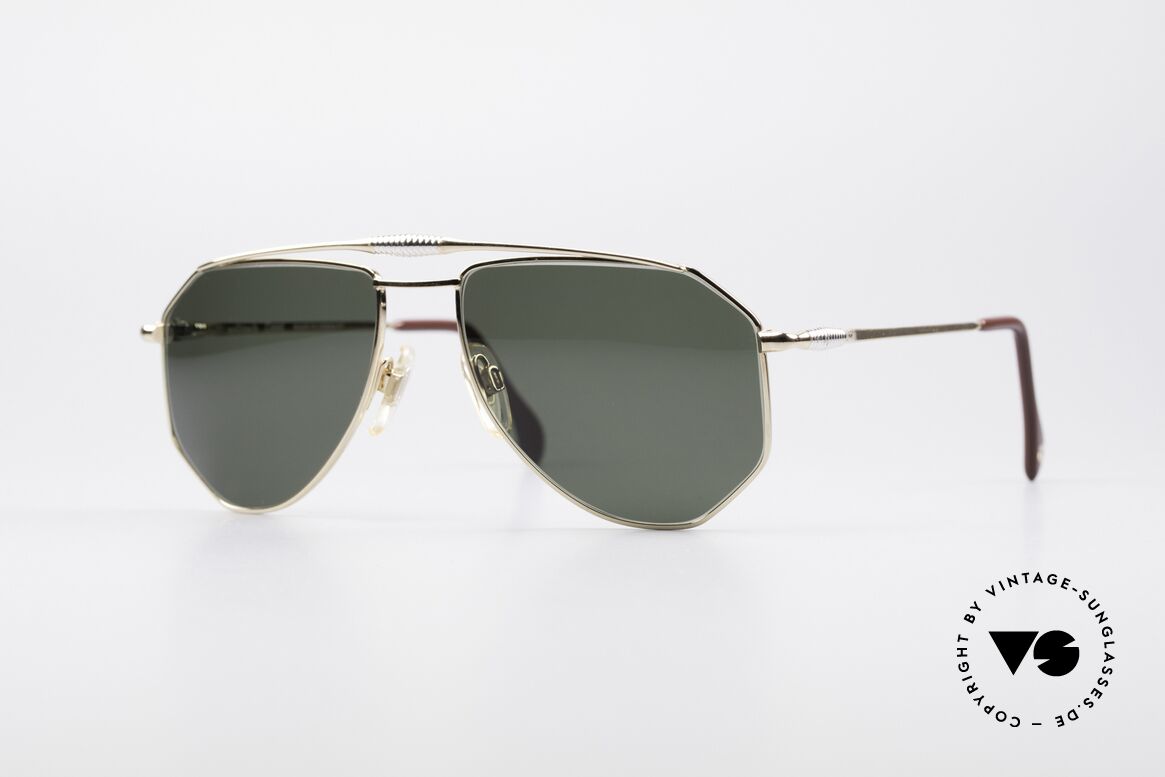 Zollitsch Cadre 120 Medium 80's Aviator Glasses, vintage Zollitsch designer sunglasses from the late 80's, Made for Men