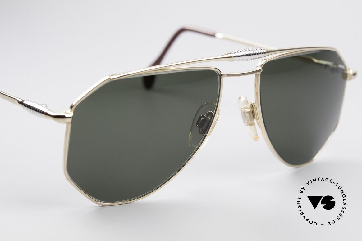 Zollitsch Cadre 120 Medium 80's Aviator Glasses, NO retro shades, but a 30 years old original, M size 56/18, Made for Men