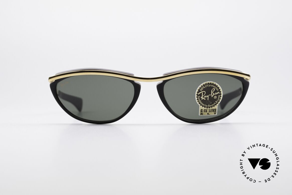 Ray Ban Olympian IV Authentic 90's B&L USA Shades, dull black frame with 1st class G15 B&L lenses, Made for Men and Women