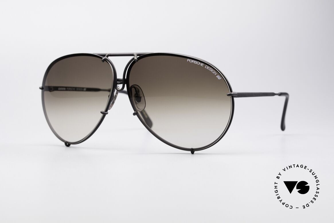 Porsche 5621 Large Old 80's Aviator Shades, vintage Porsche Design by Carrera shades from 1987, Made for Men