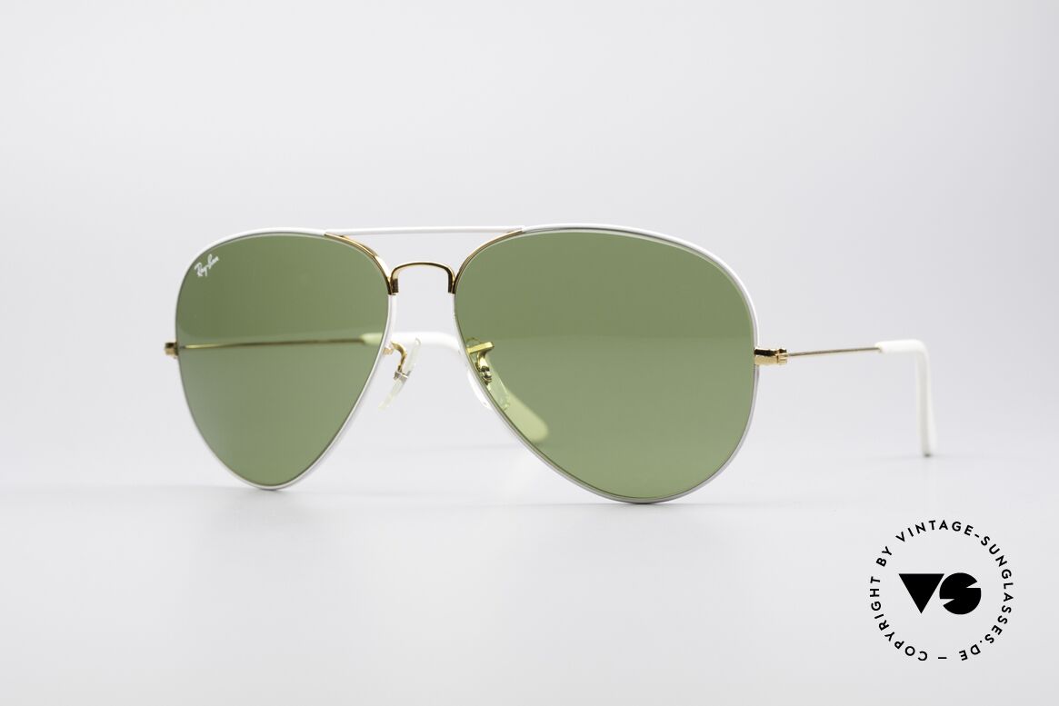 Ray Ban Large Metal II Flying Colors Limited Edition, vintage RAY-BAN designer sunglasses in L size 62/14, Made for Men