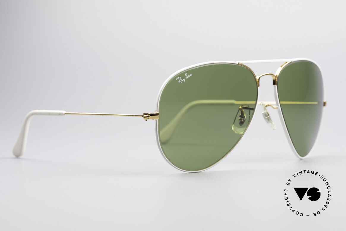 Ray Ban Large Metal II Flying Colors Limited Edition, made in the 1970's and 1980's by Bausch&Lomb, USA, Made for Men