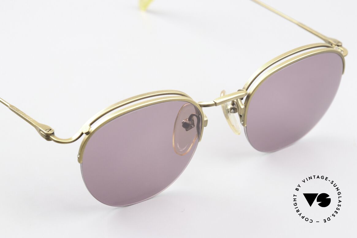 Jean Paul Gaultier 55-1172 Half Rimless Sunglasses, unworn (like all our rare JPG designer glasses), Made for Men and Women