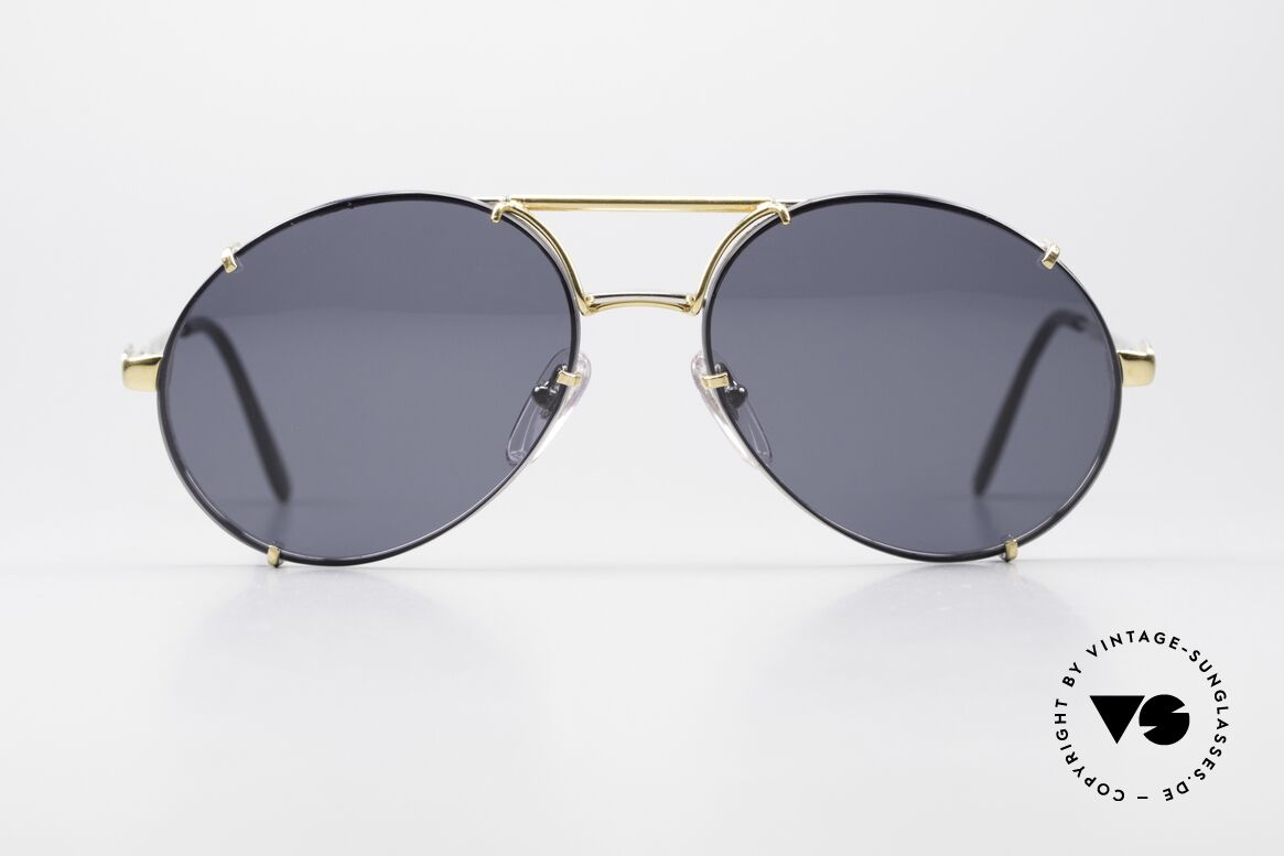 Bugatti 65360 80's Glasses Changeable Lenses, Size: large, Made for Men