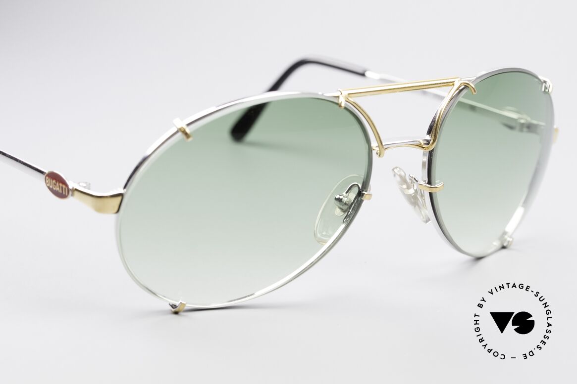 Bugatti 65360 80's Glasses Changeable Lenses, unworn (like all our rare vintage BUGATTI eyewear), Made for Men
