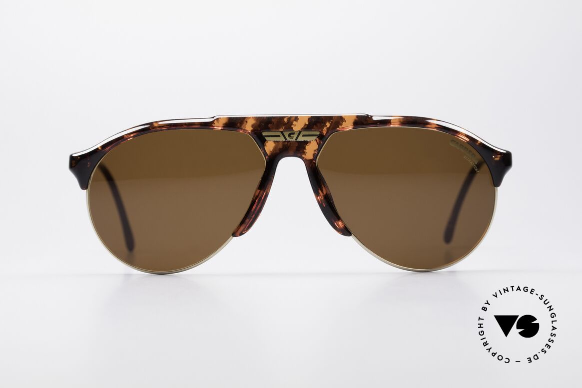 Carrera 5444 Wide Aviator Sunglasses, vintage CARRERA designer sunglasses from the 90's, Made for Men