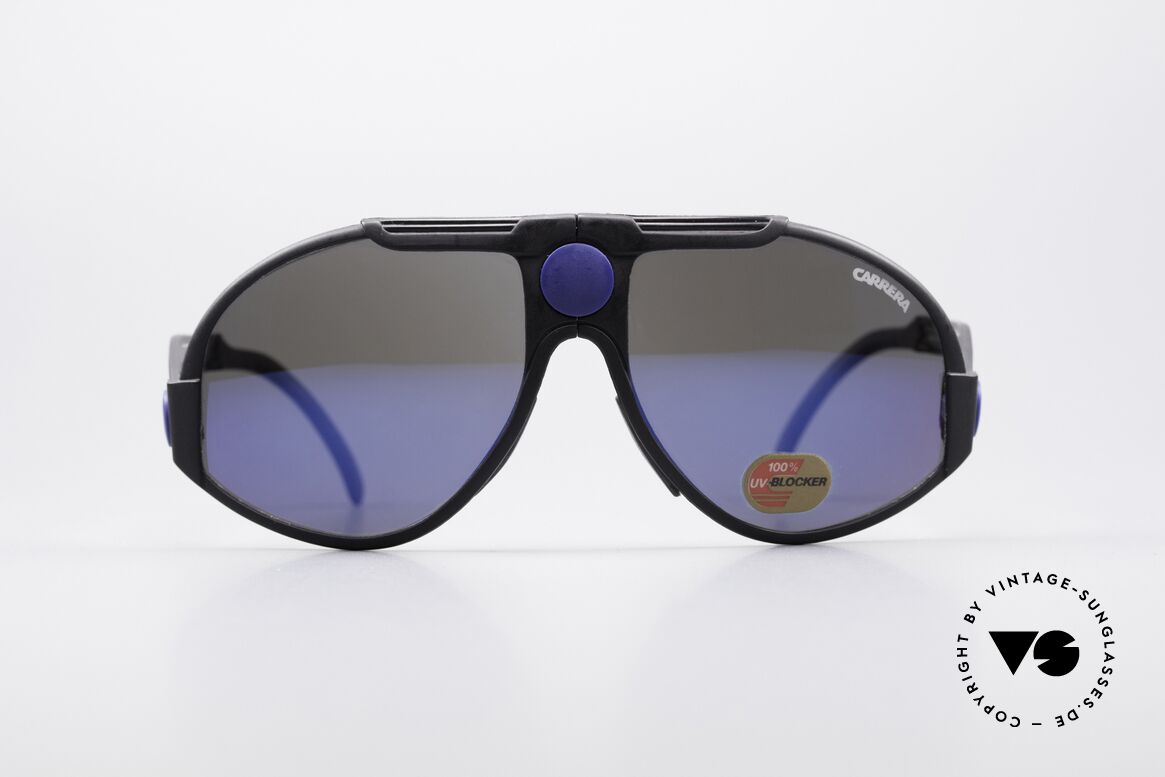 Carrera 5586 Folding Kevlar Sunglasses, premium FOLDING sports sunglasses by CARRERA, Made for Men