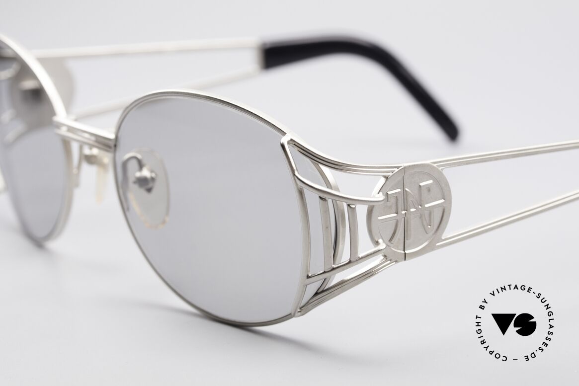 Jean Paul Gaultier 58-6102 Vintage Steampunk Frame, never worn (like all our "old" Gaultier sunglasses), Made for Men and Women