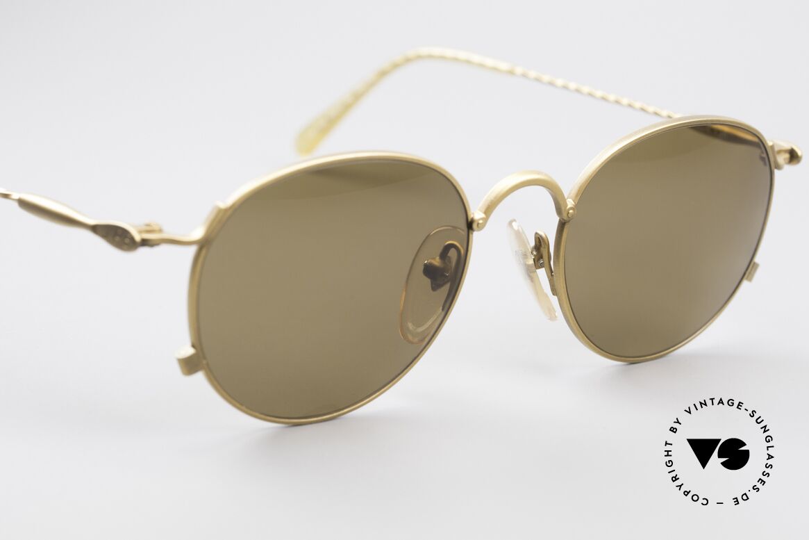 Jean Paul Gaultier 55-2172 Vintage Round JPG Sunglasses, unused (like all our rare J.P.G vintage eyewear), Made for Men and Women
