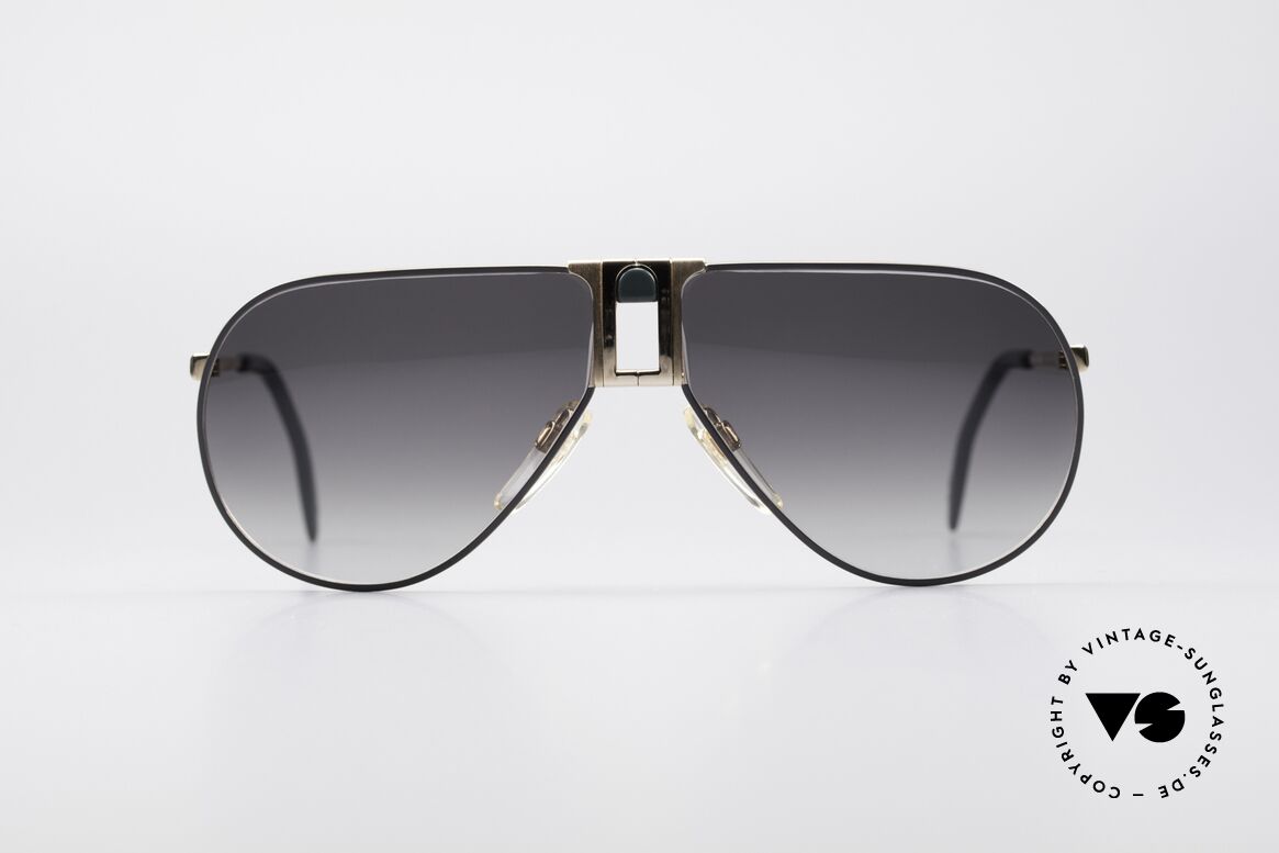 Longines 0154 1980's Aviator Sunglasses, precious frame with spring hinges (Metzler, Germany), Made for Men