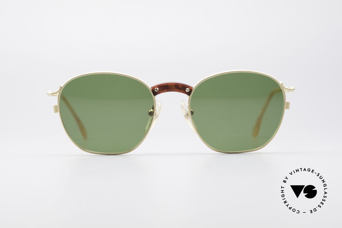 Jean Paul Gaultier 55-1271 Gold Plated JPG Sunglasses, lightweight frame and very pleasant to wear, Made for Men and Women