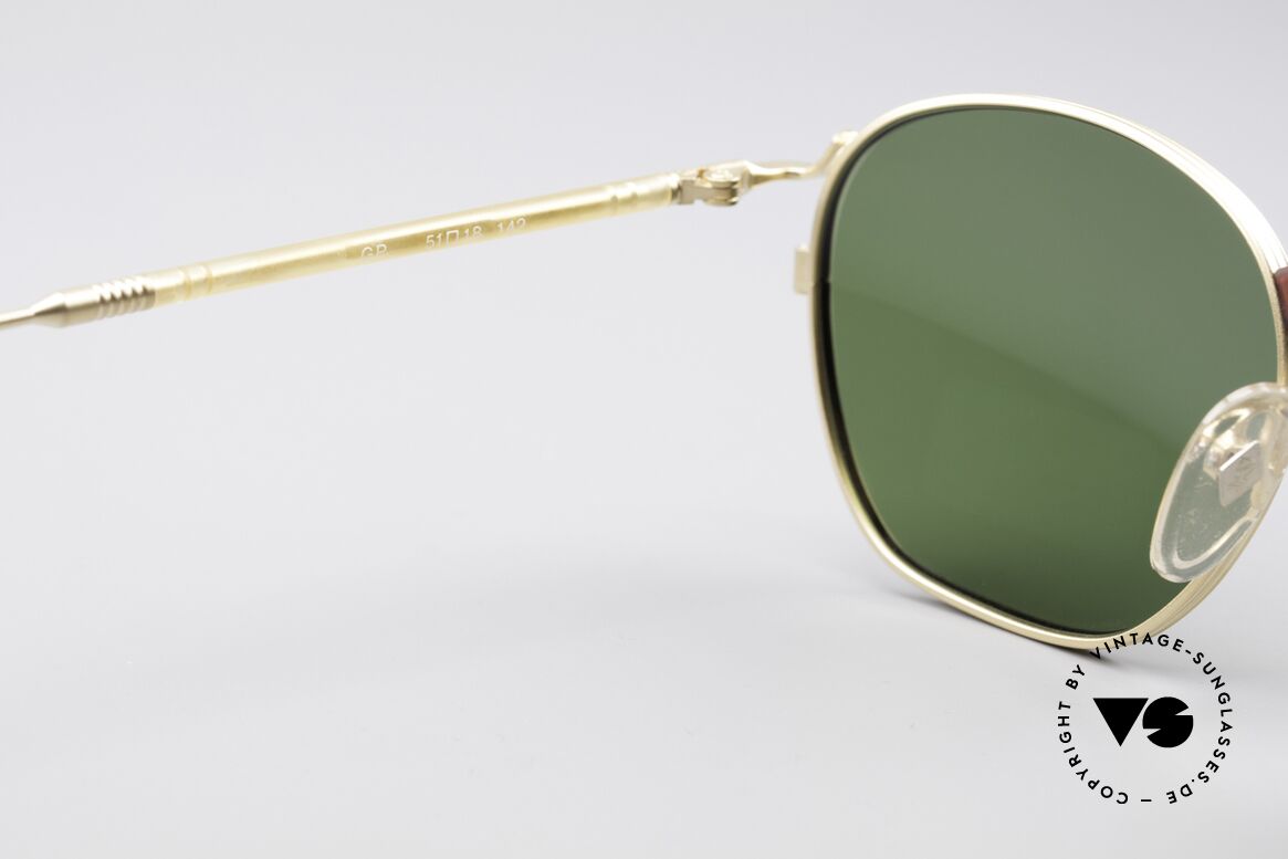Jean Paul Gaultier 55-1271 Gold Plated JPG Sunglasses, unused (like all our Haute Couture sunglasses), Made for Men and Women