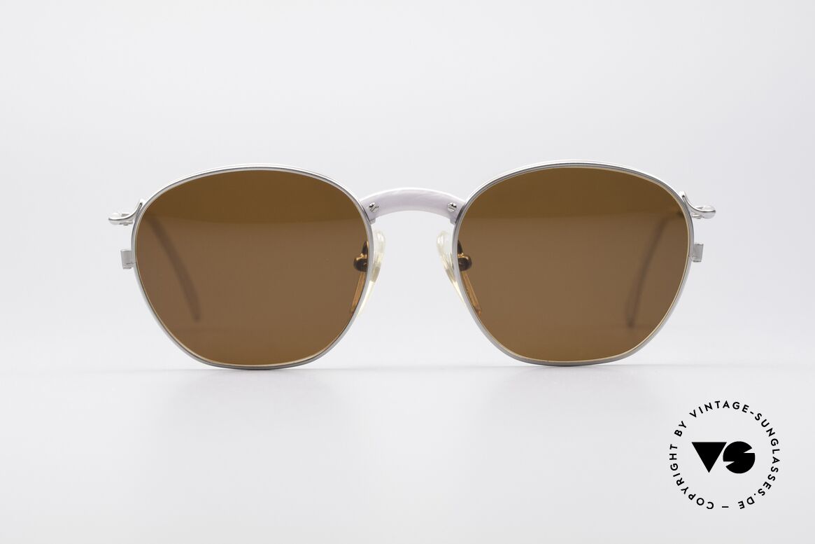 Jean Paul Gaultier 55-1271 Rare 90's Vintage Sunglasses, lightweight (titan) frame and very pleasant to wear, Made for Men and Women