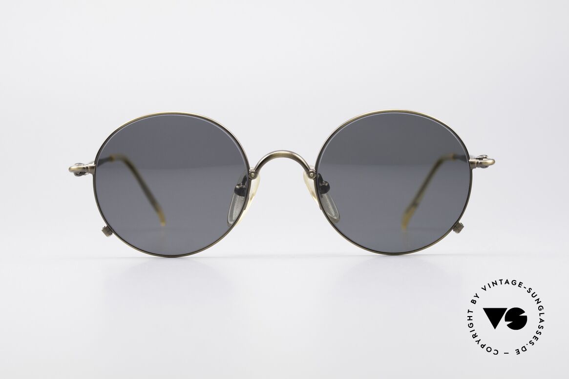 Jean Paul Gaultier 55-1176 Round Polarized Shades, timeless designer sunglasses by Jean P. Gaultier, Made for Men and Women