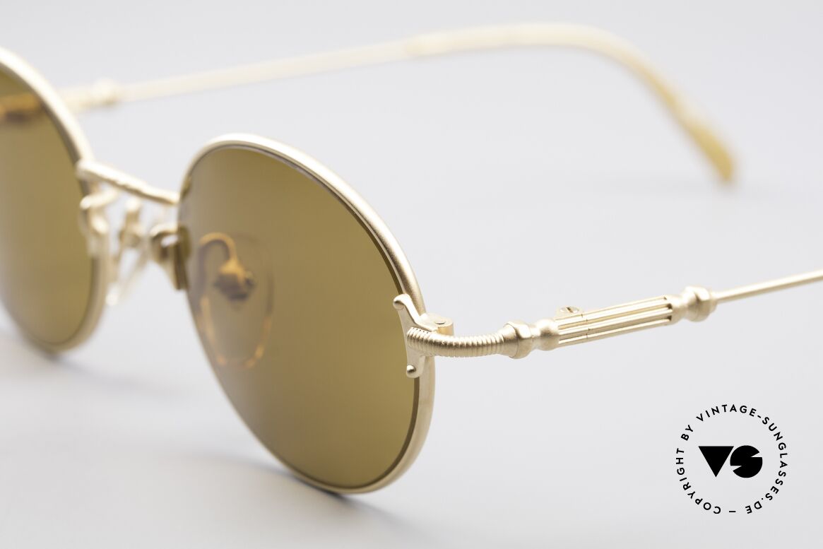 Jean Paul Gaultier 55-6109 Gold Plated Polarized Shades, real designer piece in TOP quality, (made in Japan), Made for Men and Women