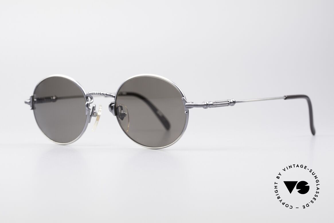 Jean Paul Gaultier 55-6109 Small Polarized Glasses, high-end POLARIZED sun lenses (100% UV protect.), Made for Men and Women