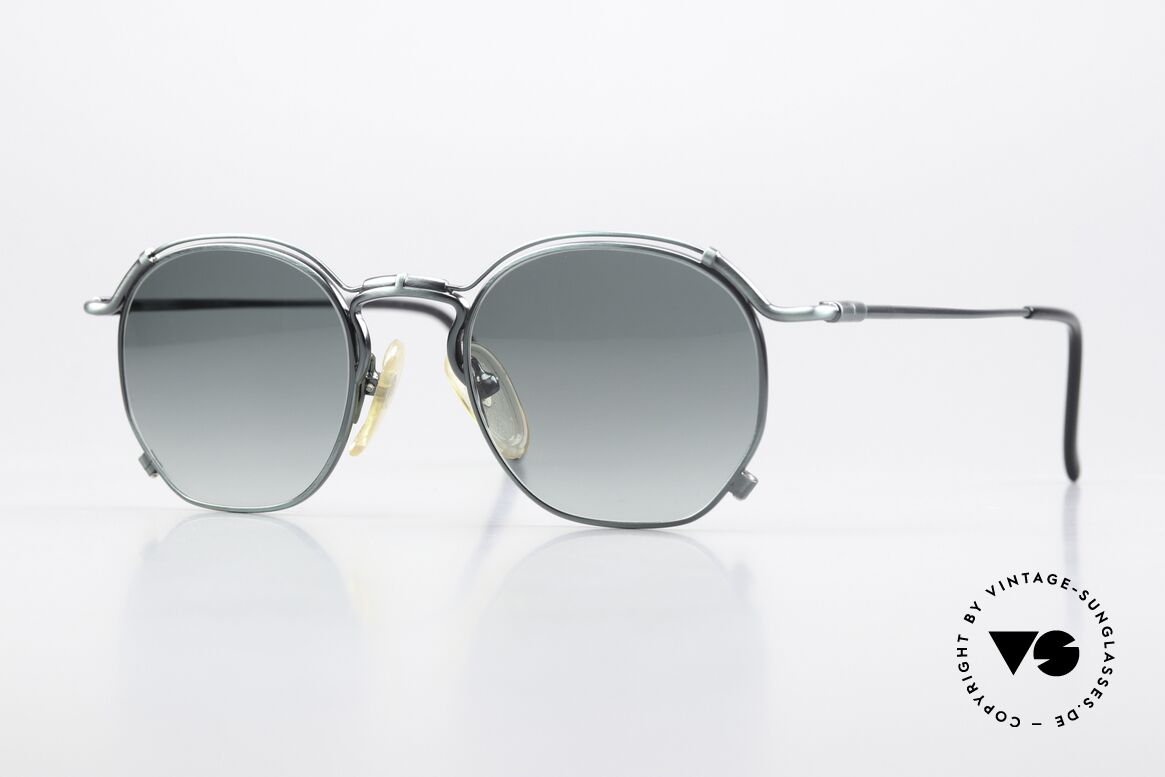 Jean Paul Gaultier 55-2171 90's Vintage Designer Frame, lightweight frame with many fancy design details, Made for Men and Women