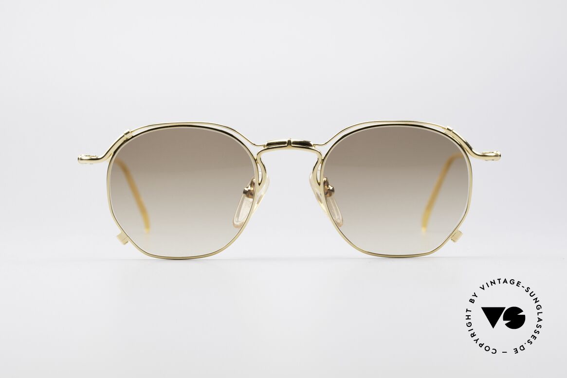 Jean Paul Gaultier 55-2171 Gold Plated Designer Frame, noble Jean Paul Gaultier 90's designer sunglasses, Made for Men and Women Jean Paul Gaultier 55-2171 Gold Plated Designer Frame, noble Jean Paul Gaultier 90's designer sunglasses, Made for Men and Women