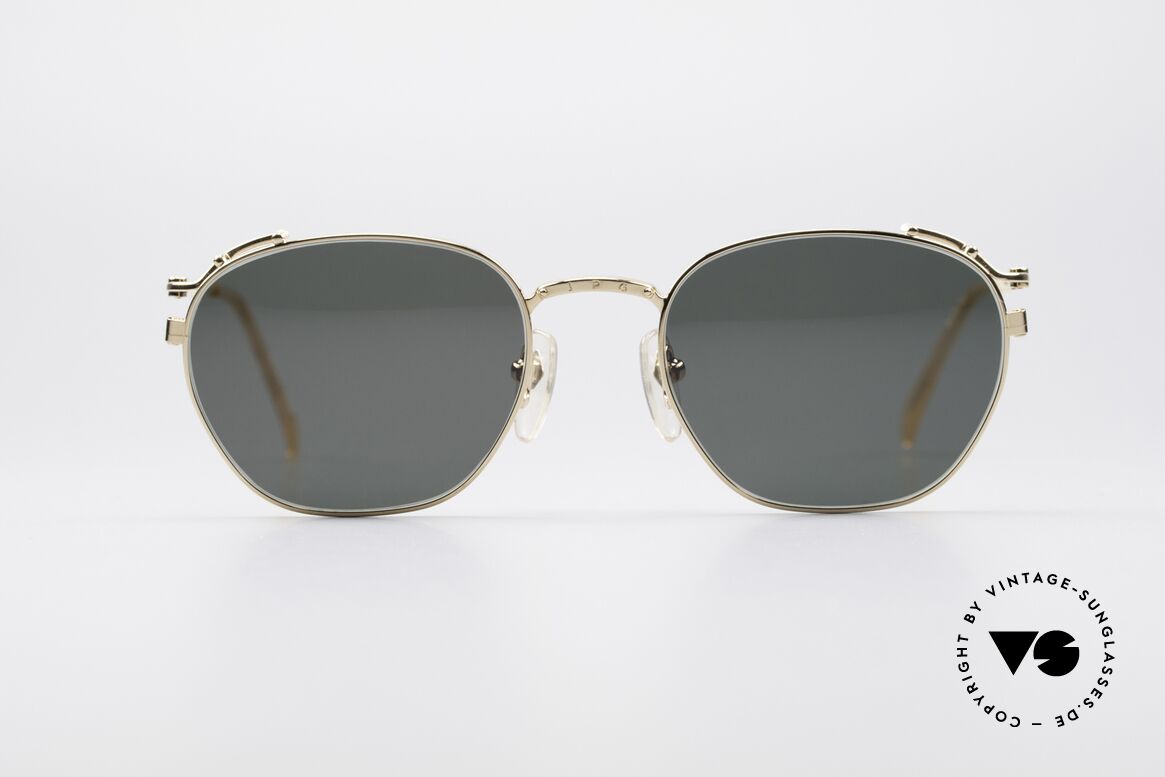 Jean Paul Gaultier 55-3173 90's Gold-Plated Sunglasses, timeless vintage shades by Jean Paul GAULTIER, Made for Men and Women