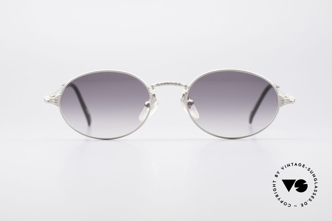 Jean Paul Gaultier 55-6108 Oval Vintage Sunglasses, oval Jean Paul Gaultier sunglasses from approx. 1998, Made for Men and Women
