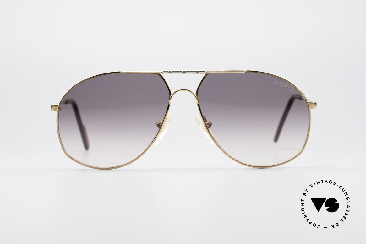 Alpina 704 Men's Aviator Sunglasses, legendary designer sunglasses by Alpina of the early 90's, Made for Men