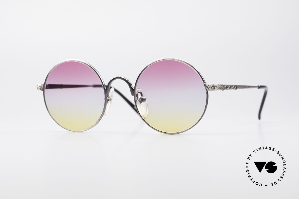 Jean Paul Gaultier 55-9671 Round Designer Sunglasses, round Jean Paul Gaultier designer sunglasses, Made for Men and Women