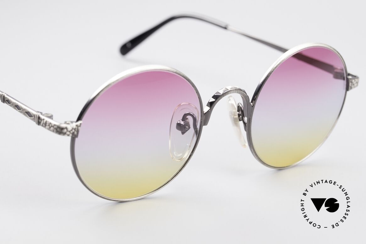 Jean Paul Gaultier 55-9671 Round Designer Sunglasses, NO RETRO shades, but an old 90s JPG Original, Made for Men and Women