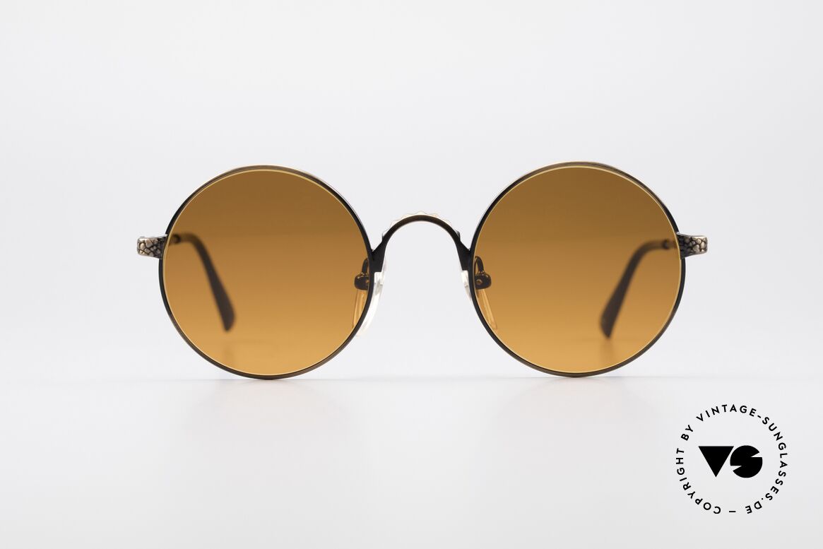 Jean Paul Gaultier 55-9671 Round 90's JPG Sunglasses, round Jean Paul Gaultier designer sunglasses, Made for Men and Women