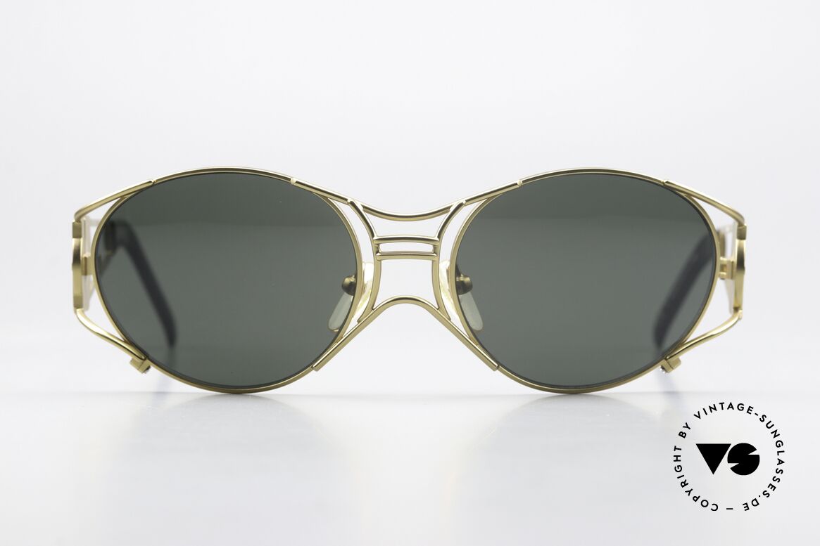 Jean Paul Gaultier 58-6101 90's Steampunk Sunglasses, rare 90's designer sunglasses by Jean Paul GAULTIER, Made for Men and Women