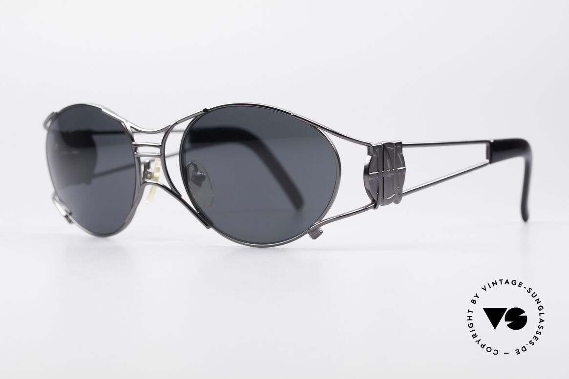 Jean Paul Gaultier 58-6101 Steampunk 90's Sunglasses, often called as "steampunk sunglasses" in these days, Made for Men and Women