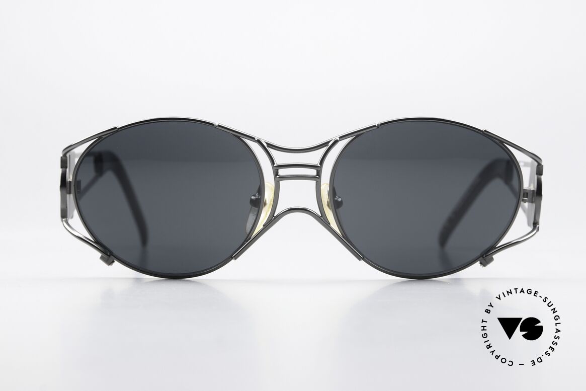 Jean Paul Gaultier 58-6101 Steampunk 90's Sunglasses, rare 90's designer sunglasses by Jean Paul GAULTIER, Made for Men and Women