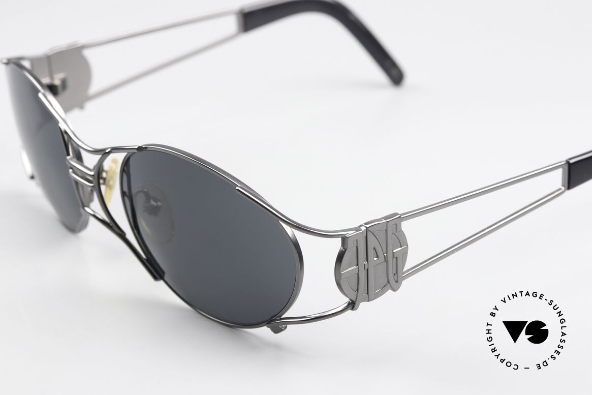 Jean Paul Gaultier 58-6101 Steampunk 90's Sunglasses, top-notch craftsmanship, made in JAPAN (100% UV), Made for Men and Women