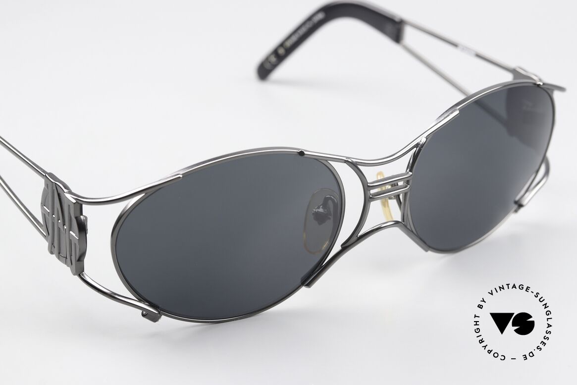 Jean Paul Gaultier 58-6101 Steampunk 90's Sunglasses, unworn original (collector's item & true eye-catcher), Made for Men and Women