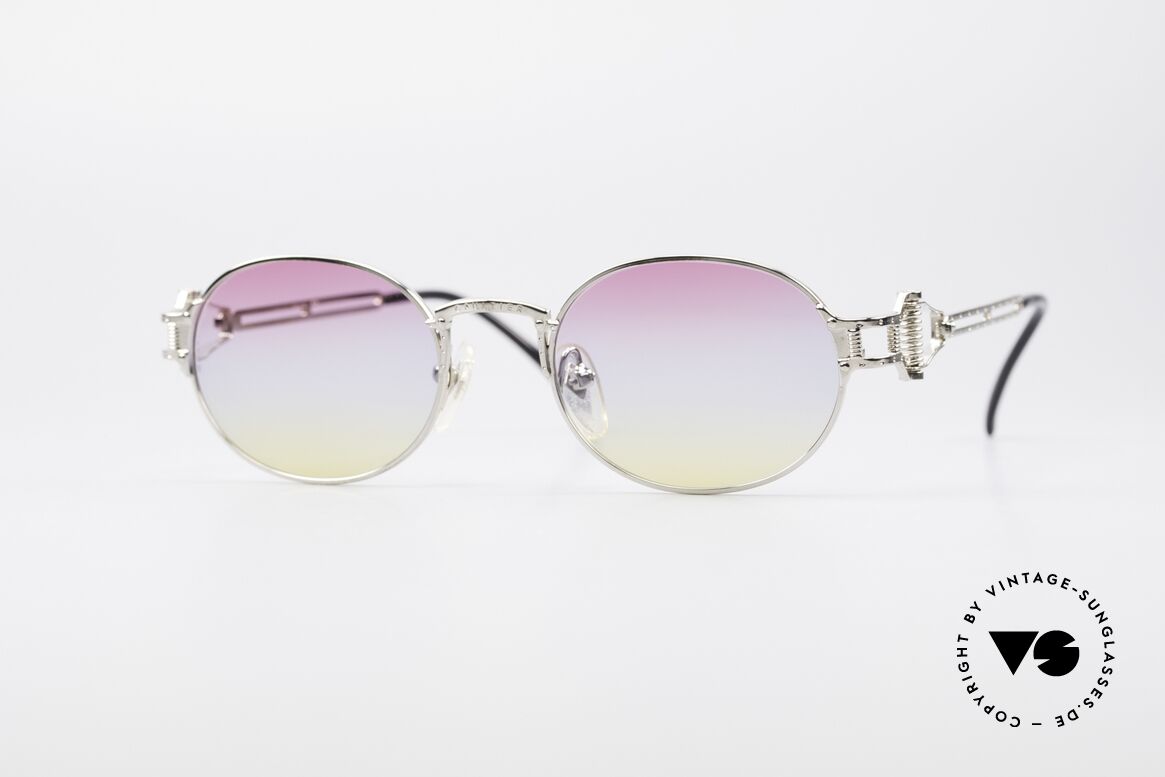 Jean Paul Gaultier 55-5110 Extraordinary Vintage Shades, extraordinary Jean Paul Gaultier 90's sunglasses, Made for Men and Women