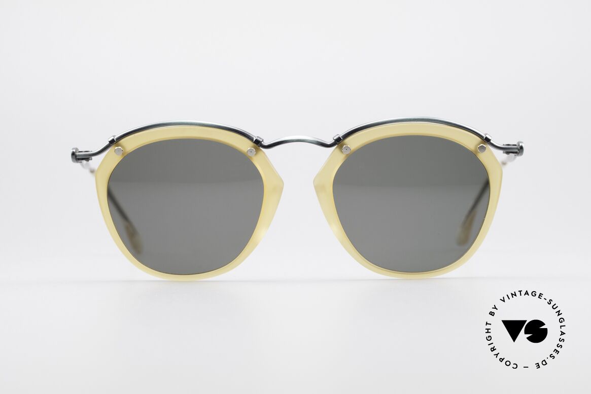 Jean Paul Gaultier 56-1273 Panto Style Sunglasses, Gaultiers interpreation of a "panto sunglasses", Made for Men and Women