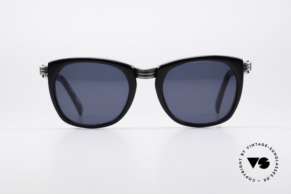 Jean Paul Gaultier 56-0272 Steampunk 90's Sunglasses, striking frame construction "steampunk style", Made for Men and Women