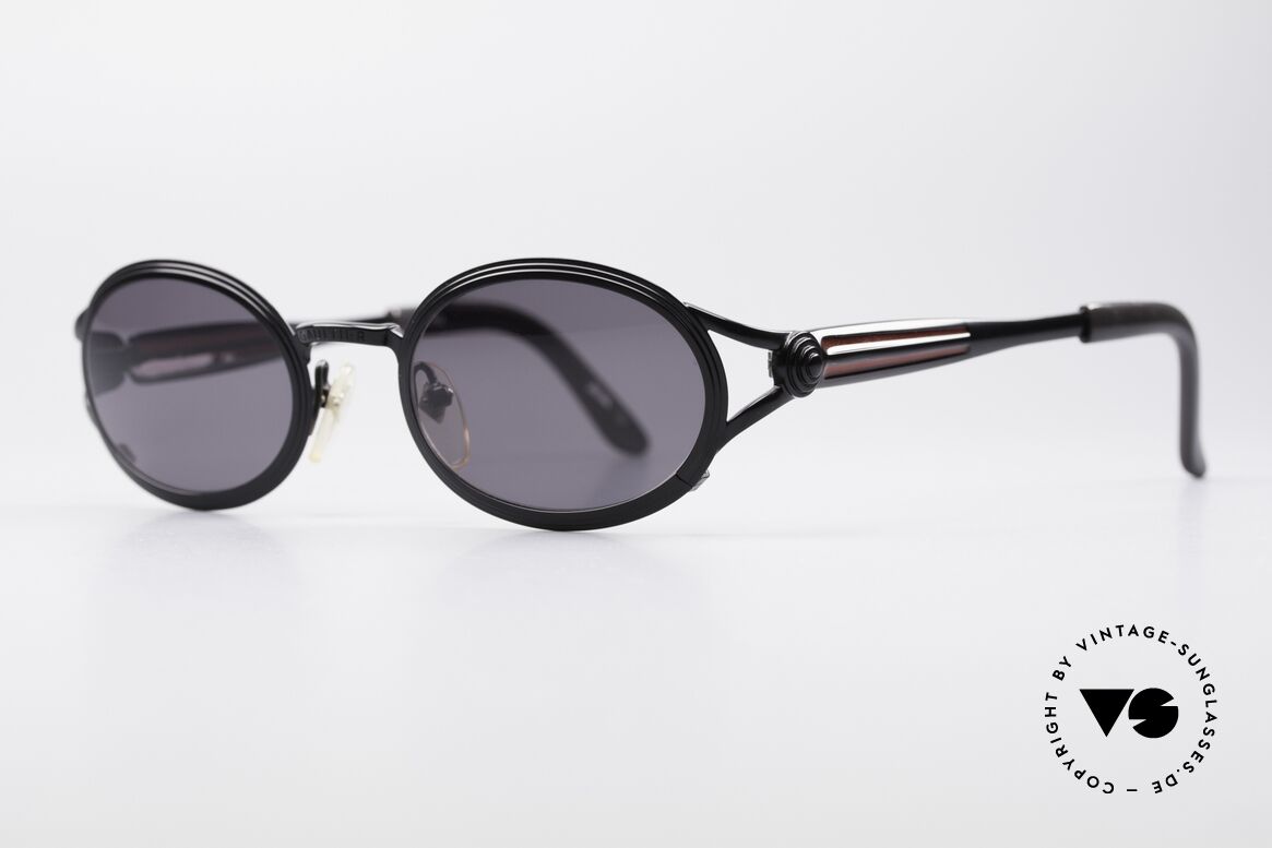 Jean Paul Gaultier 56-7114 Oval Steampunk Sunglasses, incredible PREMIUM-QUALITY - You must feel this!, Made for Men and Women