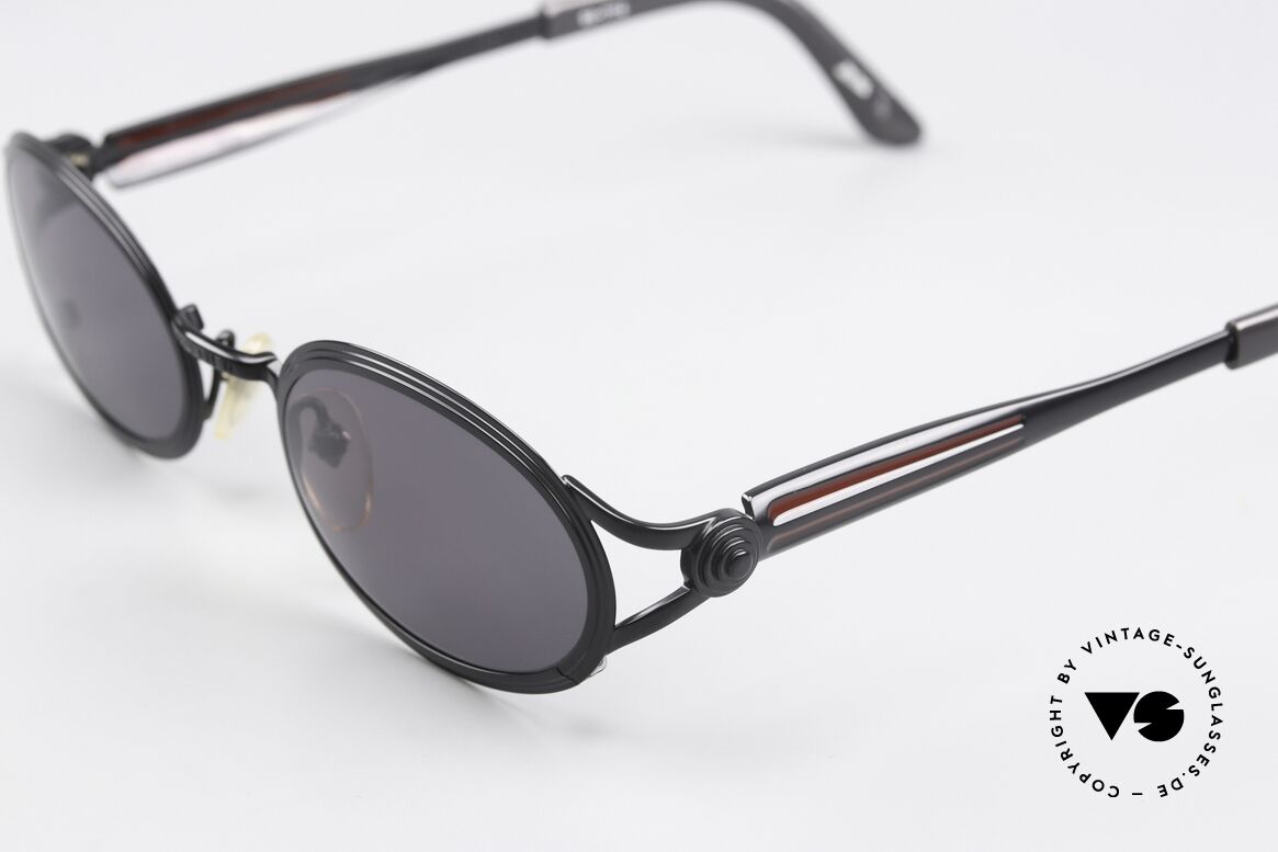 Jean Paul Gaultier 56-7114 Oval Steampunk Sunglasses, unworn (a vintage 'must have' for all fashion lovers), Made for Men and Women