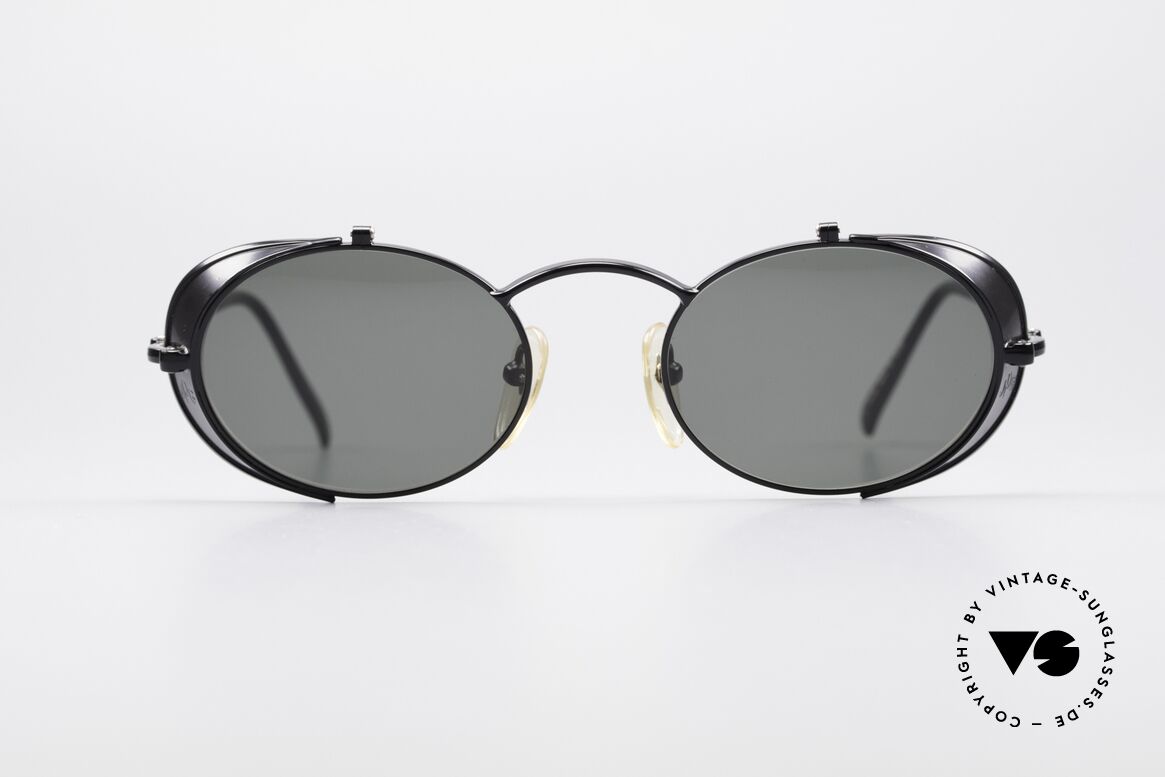 Jean Paul Gaultier 56-1175 JPG Side Shields Sunglasses, vintage Gaultier designer sunglasses from the mid 90's, Made for Men and Women