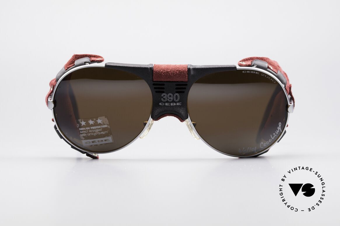 Cebe 390 Walter Cecchinel Sports Shades, vintage Cebe sports shades - made for extreme purpose, Made for Men and Women