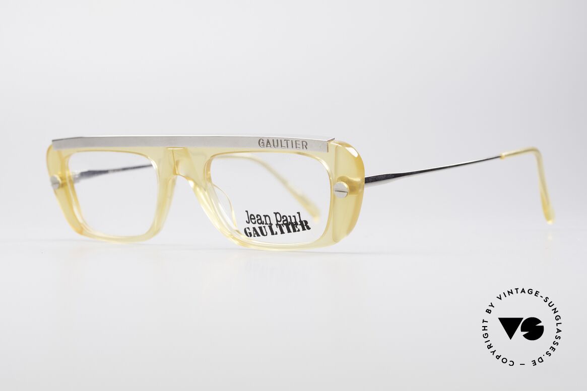 Jean Paul Gaultier 55-0771 Striking Vintage JPG Frame, true eye-catcher ... real designer piece from 1997, Made for Men and Women