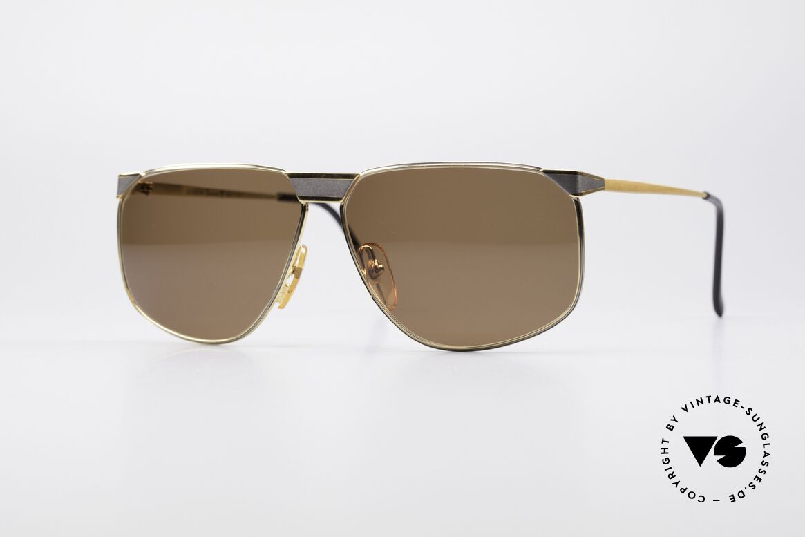 Casanova NM7 24KT Gold Plated Shades, rare vintage Casanova sunglasses from the 1980's, Made for Men and Women